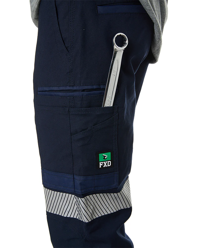 Cuffed Taped Pant - Navy