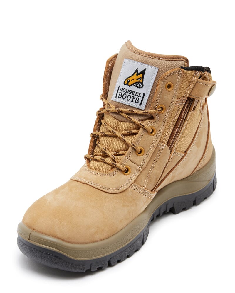 961 Non Safety Zip Sided Boot - Wheat
