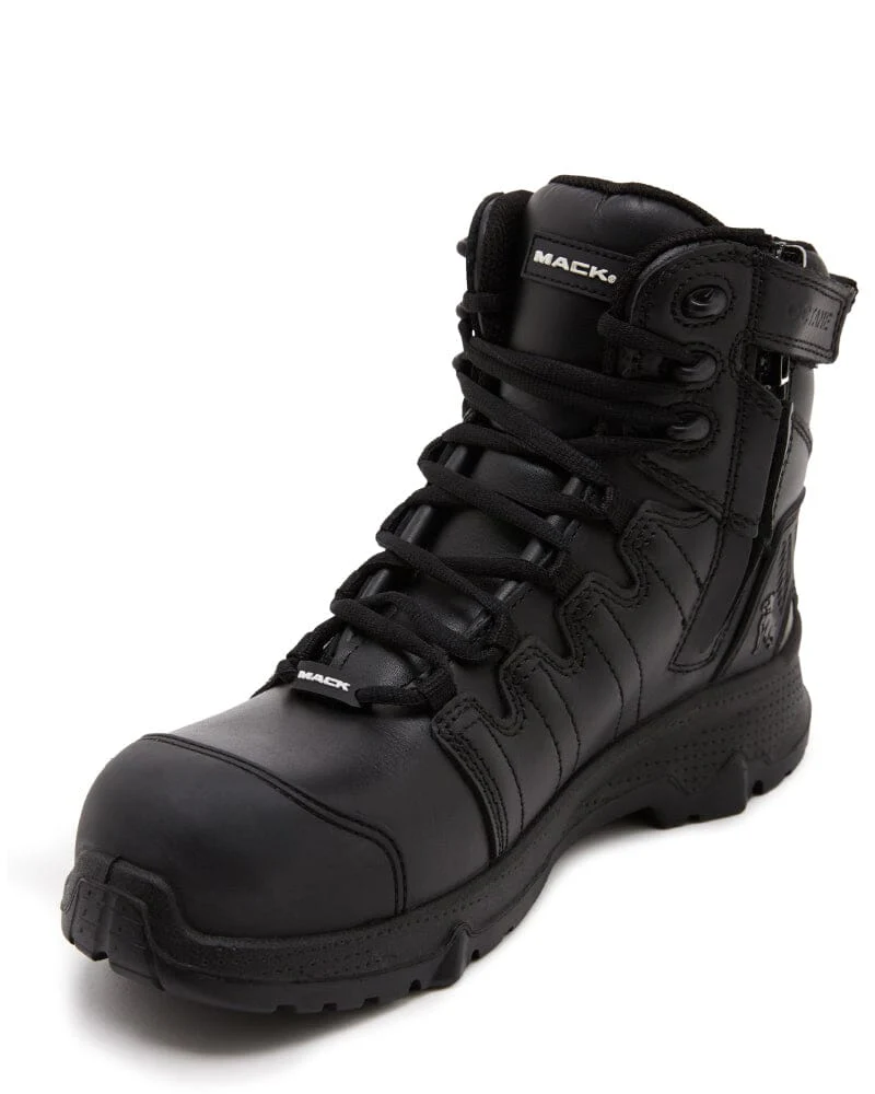 Octane 2.0 Zip Side Safety Boot - Black
