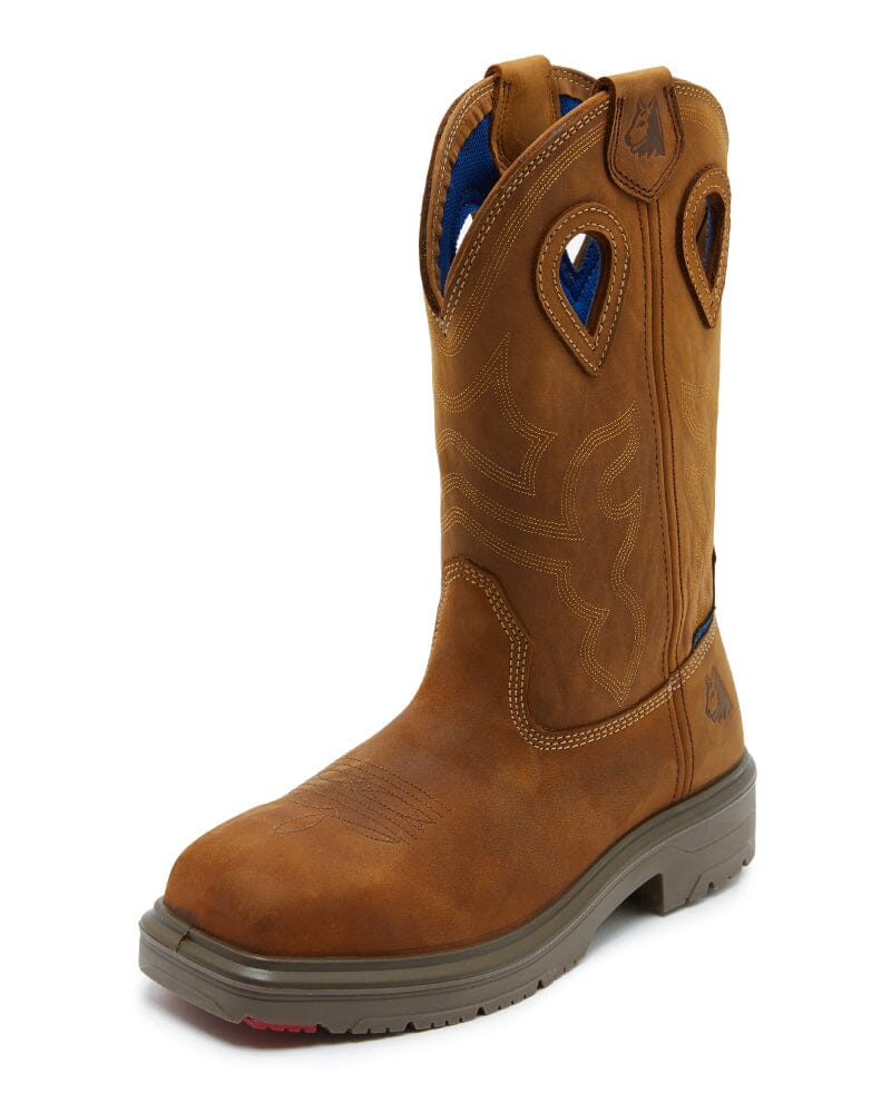 Blue Heeler Square Soft Toe - Distressed Brown