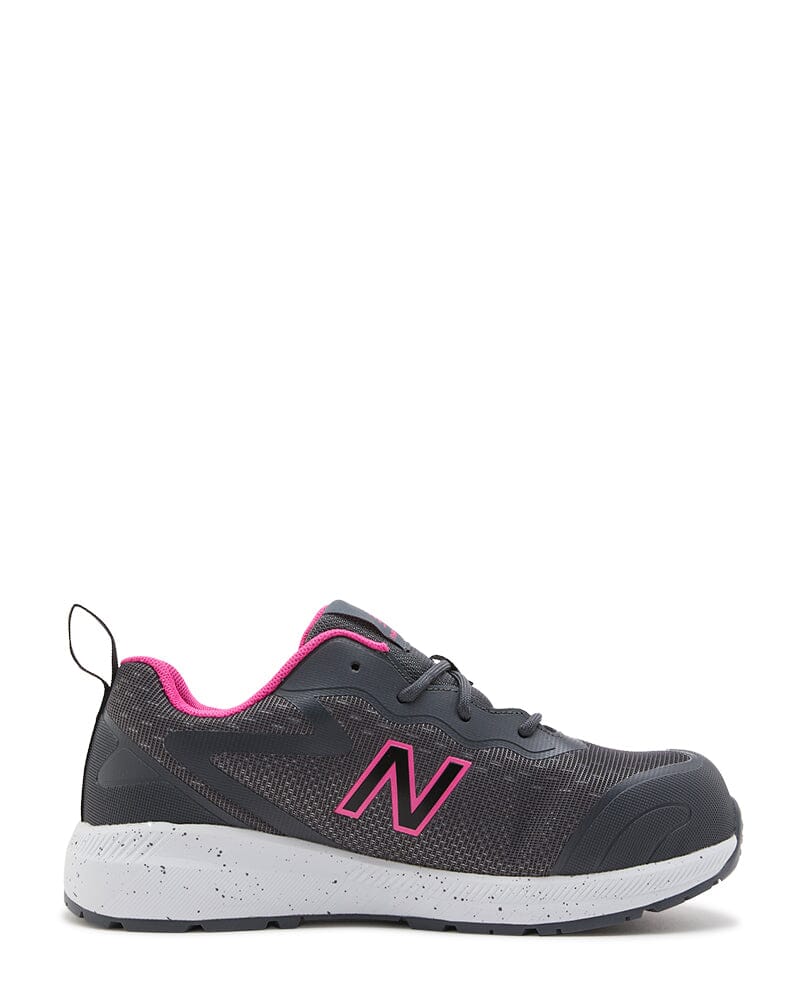 Womens Logic Safety Work Shoe - Grey/Pink