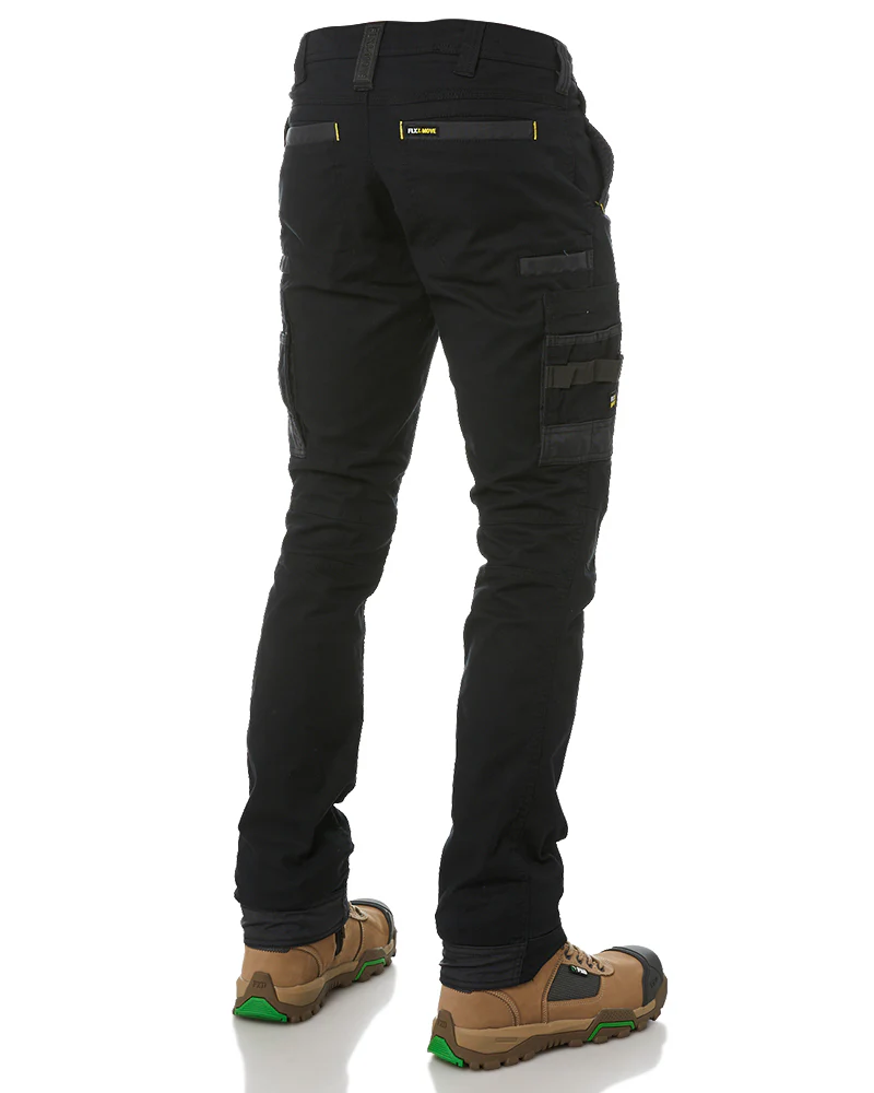 Tradies Flex and Move Stretch Cargo Utility Pant 2 Value Pack - Black