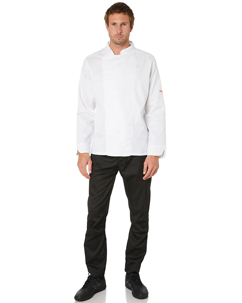 Mesh Air Pro LS  Chefs Jacket - White
