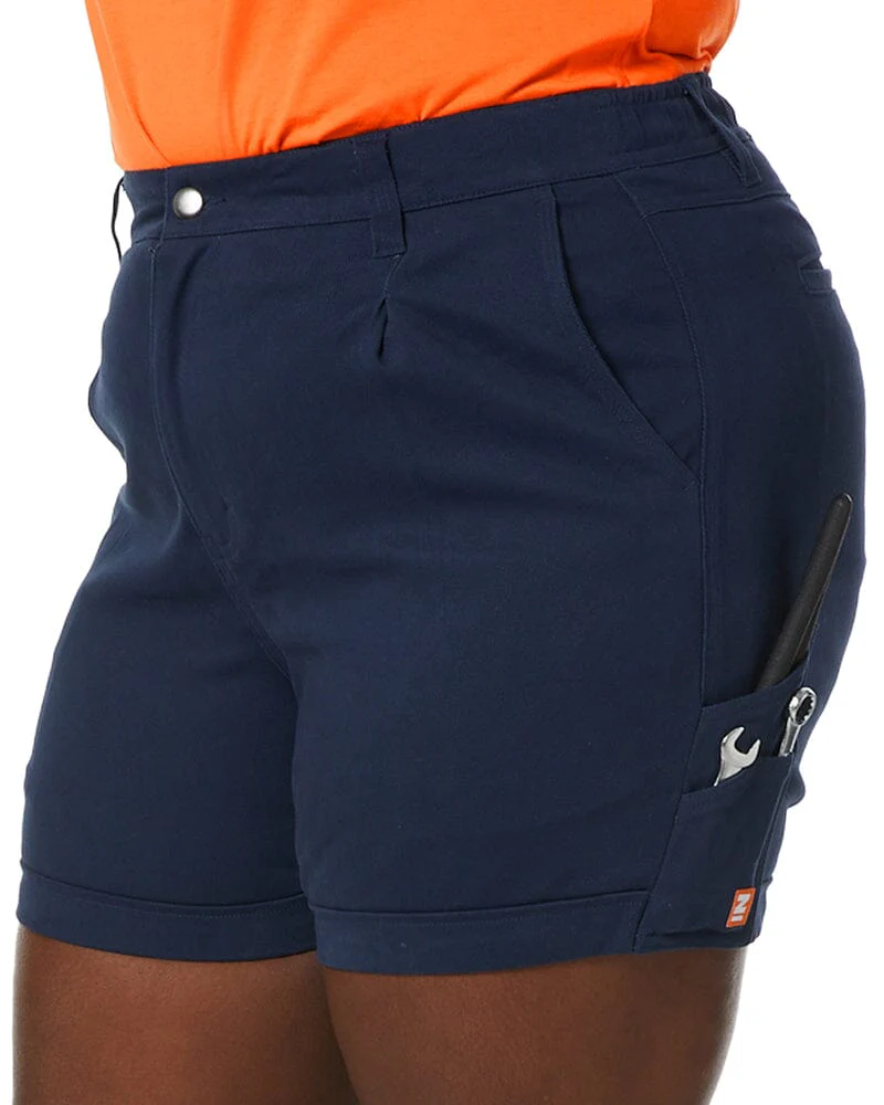 The Workz Womens Short - Navy
