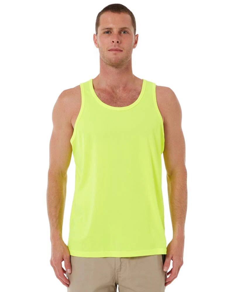 Recycled Hi Vis Singlet - Yellow