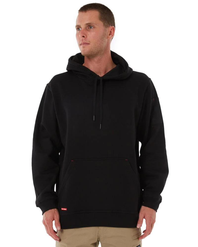Brushed Fleece Hoodie - Black