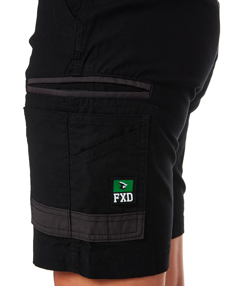 WS-3W Ladies Stretch Work Shorts - Black