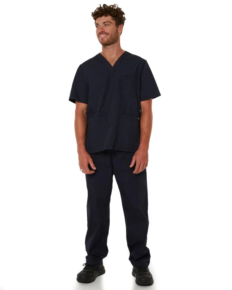 Unisex Scrubs Top - Navy