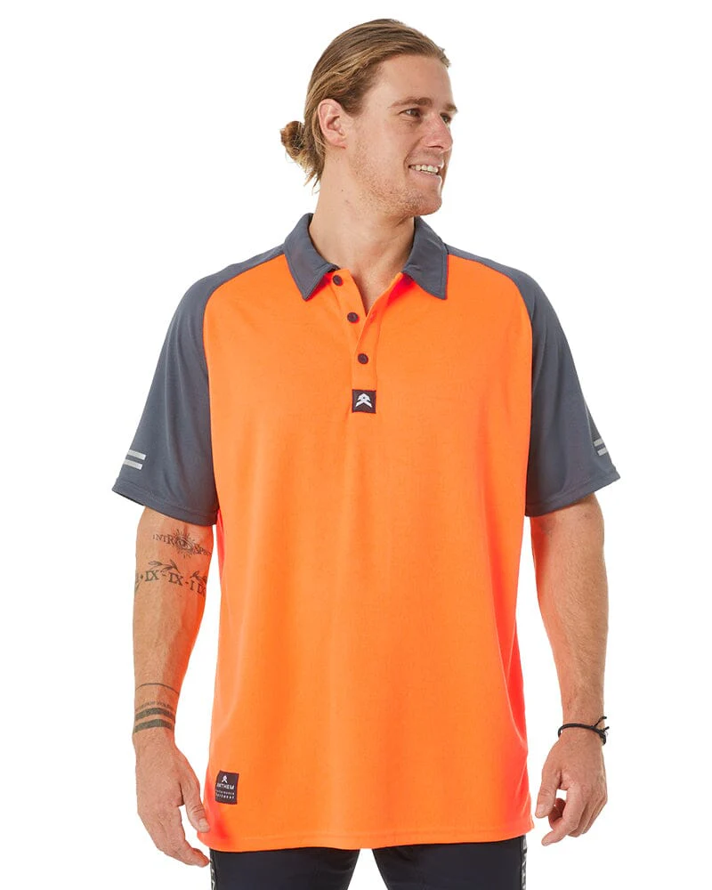 Hi Flow Performance Polo - Hi Vis Orange