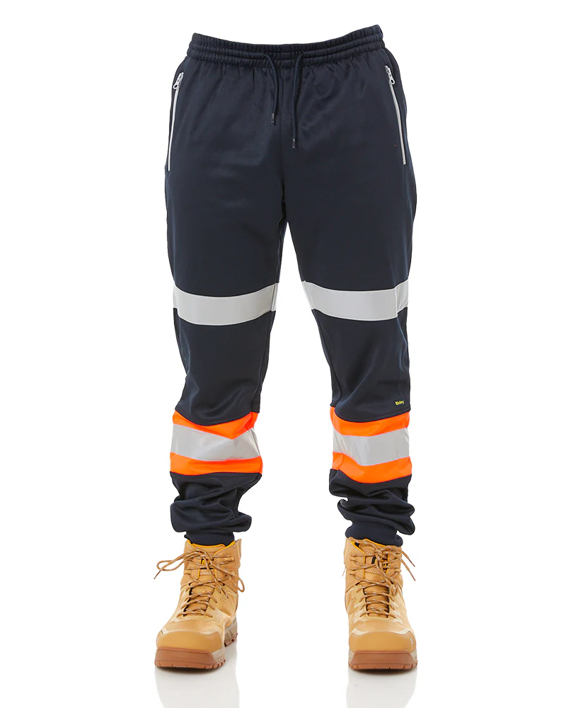Taped Biomotion Track Pants - Orange/Navy