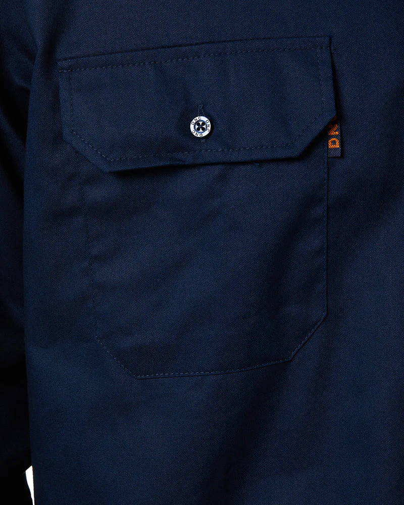 Cool-Breeze Work Shirt Long Sleeve - Navy