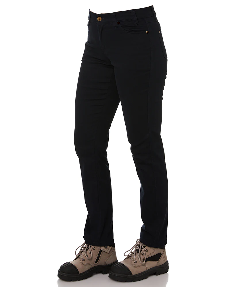Ladies Cotton Stretch Jeans - Ink