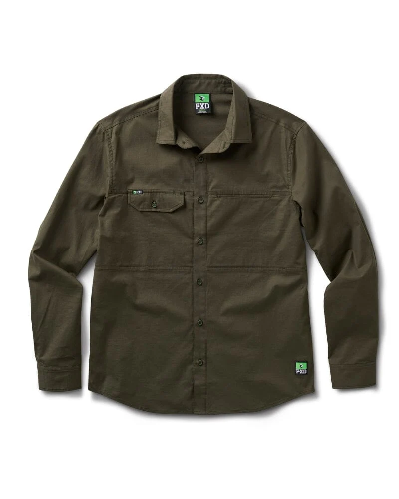 LSH-3 Vented Tech Long Sleeve Shirt - Green