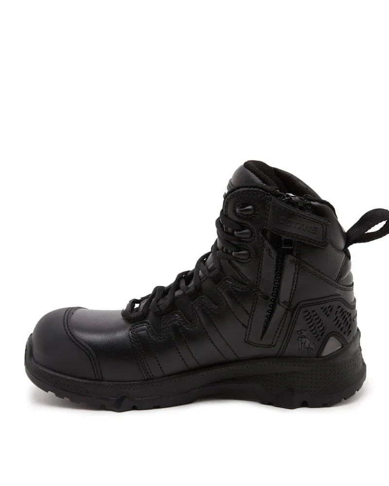 Octane 2.0 Zip Side Safety Boot - Black