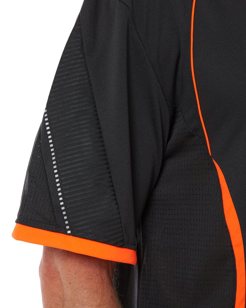 Razor Polo - Grey/Fluoro Orange