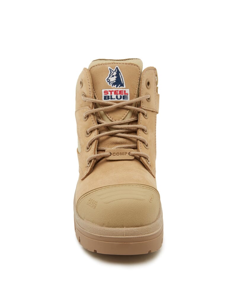 Parkes Zip Scuff Composite Safety Boot - Sand