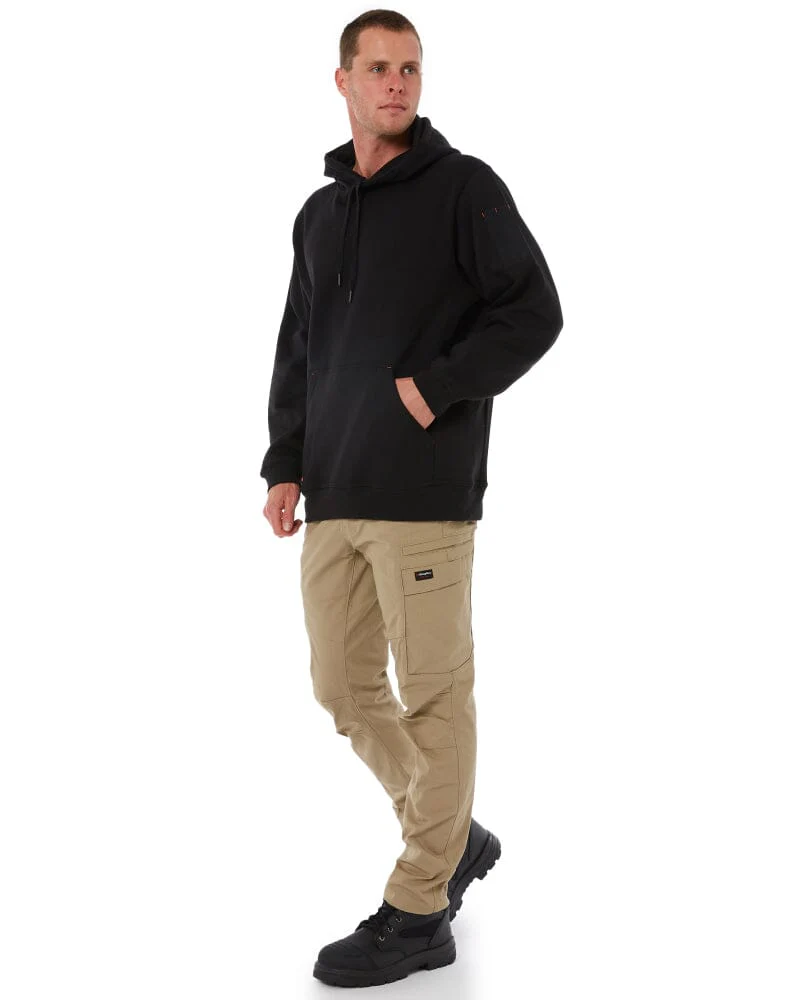 Brushed Fleece Hoodie - Black
