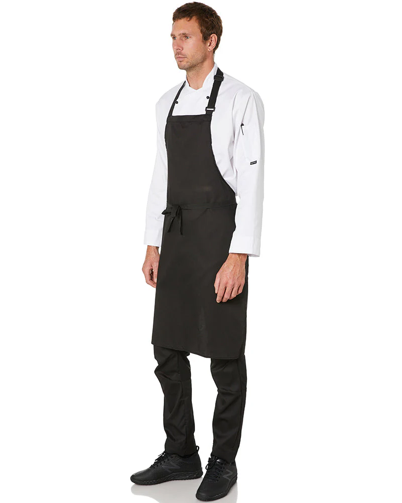Polycotton Bib Apron - Black