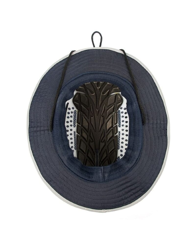 Bump Cap Wide Brim - Navy