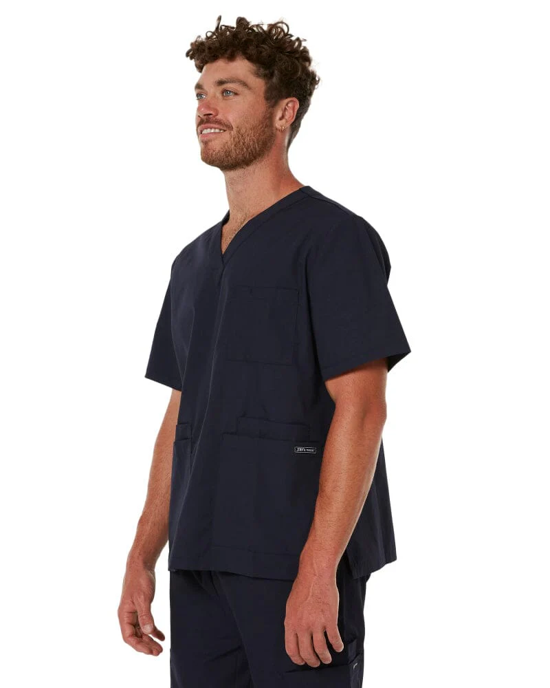 Unisex Scrubs Top - Navy