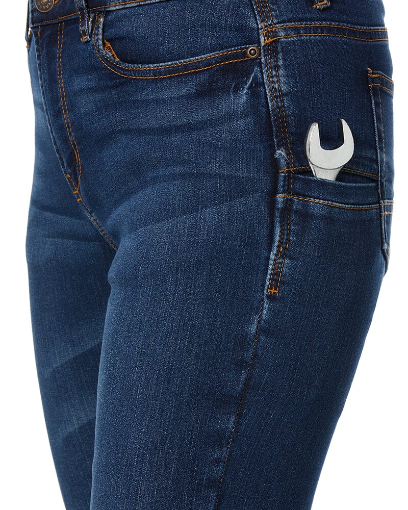 Womens Taped Jegging - Indigo