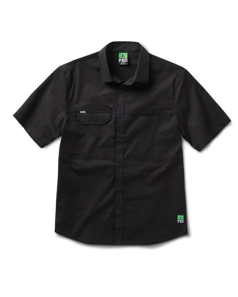 SSH-3 Vented Tech Short Sleeve Shirt - Black