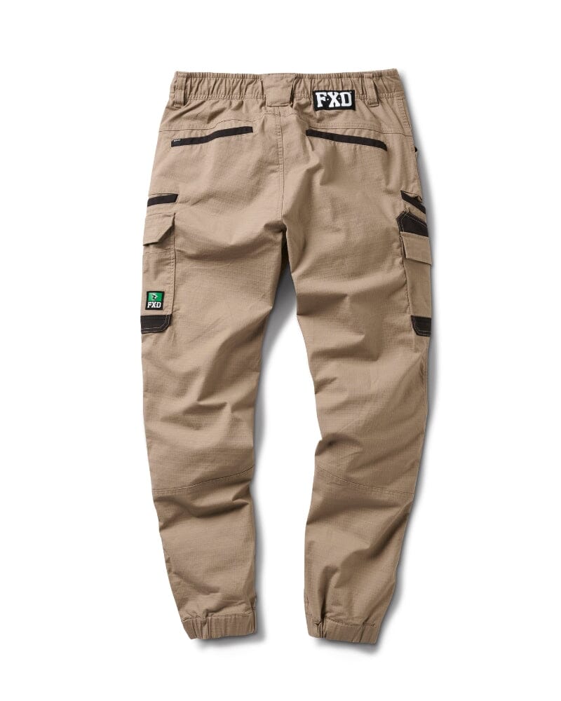WP-12C Cuffed Elastic Waist Stretch Ripstop Work Pant - Khaki