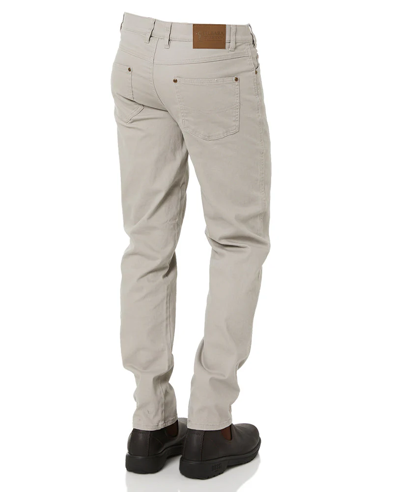Cotton Stretch Jeans - Cement