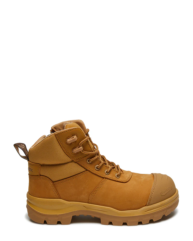 RotoFlex 8550 Mid Zip Side Safety Boot - Wheat