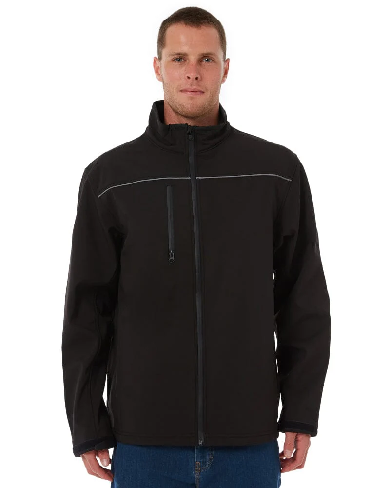 Mens Soft Shell Jacket - Black