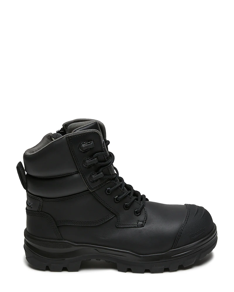 RotoFlex 8561 High Zip Side Safety Boot - Black