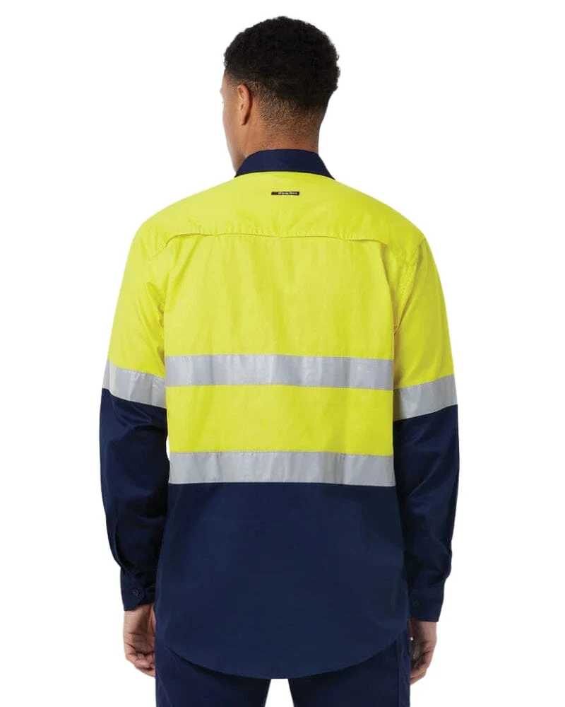 Vented Drill Shirt Taped - Yellow/Navy