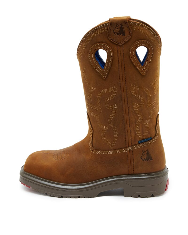 Blue Heeler Square Soft Toe - Distressed Brown