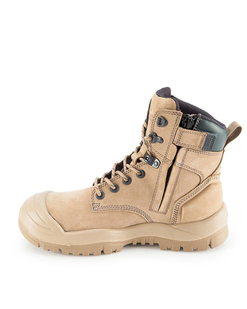 561 High Leg Zipsider boot with scuff cap - Stone