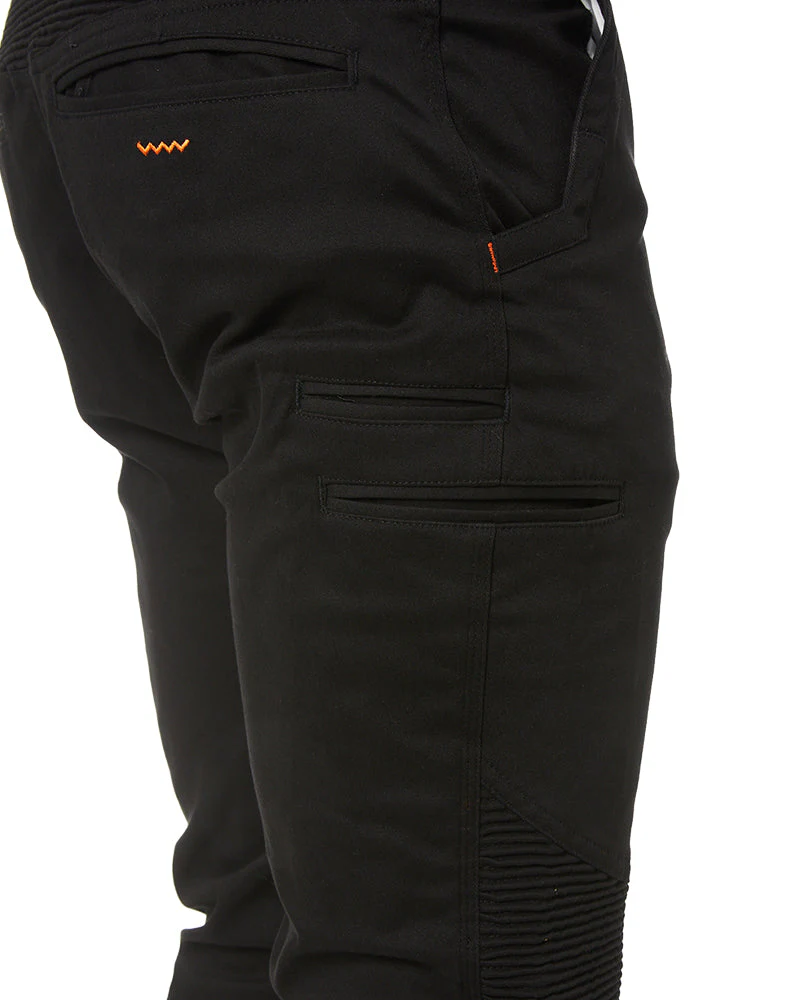 Corrugated Stretch Pant - Black