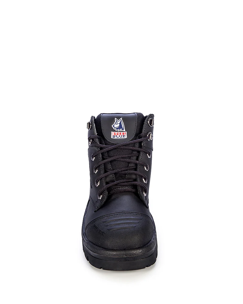 Parkes Zip Scuff Cap Safety Boot - Black