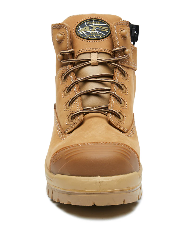 AT 45-650Z Hiker Safety Boot with Zip - Stone