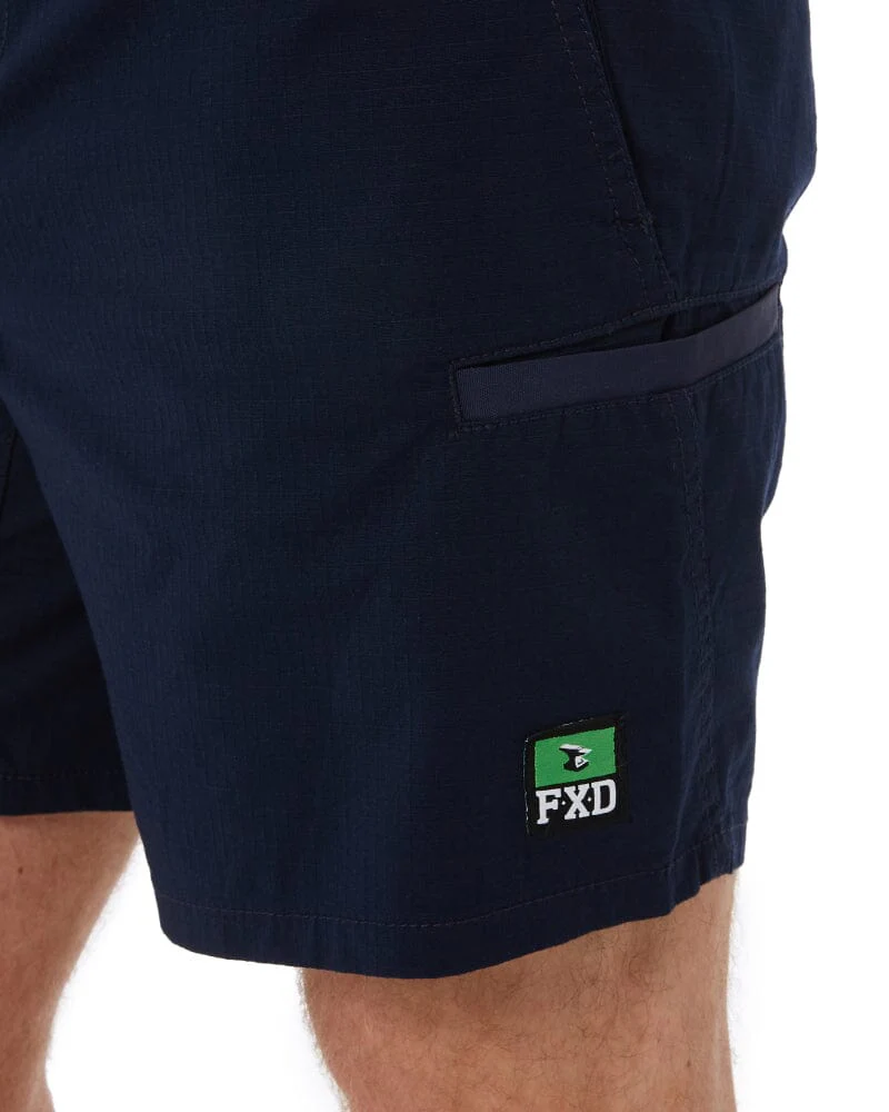 WS-7 Elastic Waist Stretch Utility Short - Navy