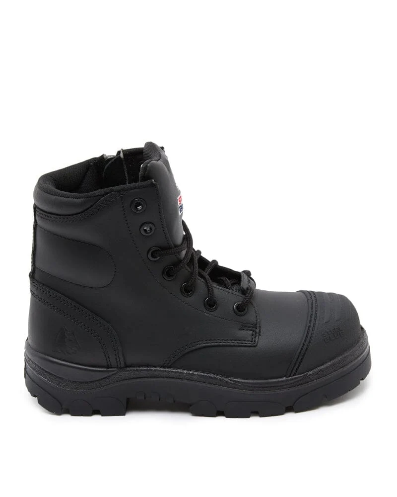 Argyle Zip Scuff Cap Composite Safety Boot - Black