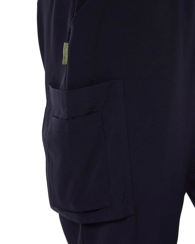 Avery Straight Leg Scrub Pant - Midnight Navy