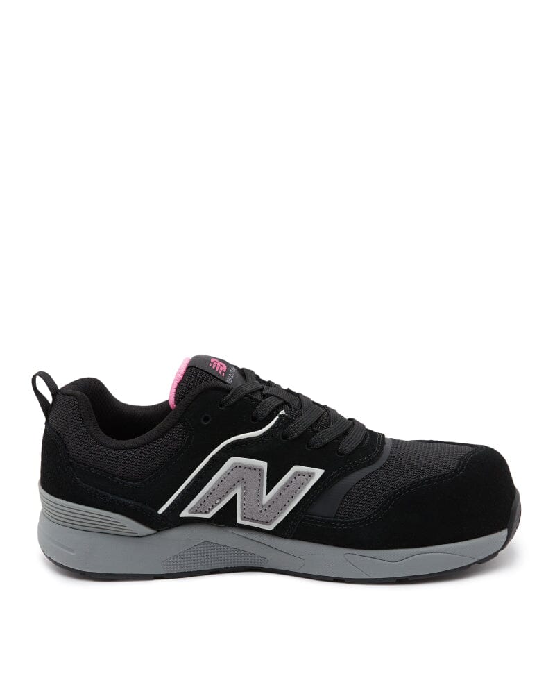Womens Elite Lite Safety Shoe - Black/Rose