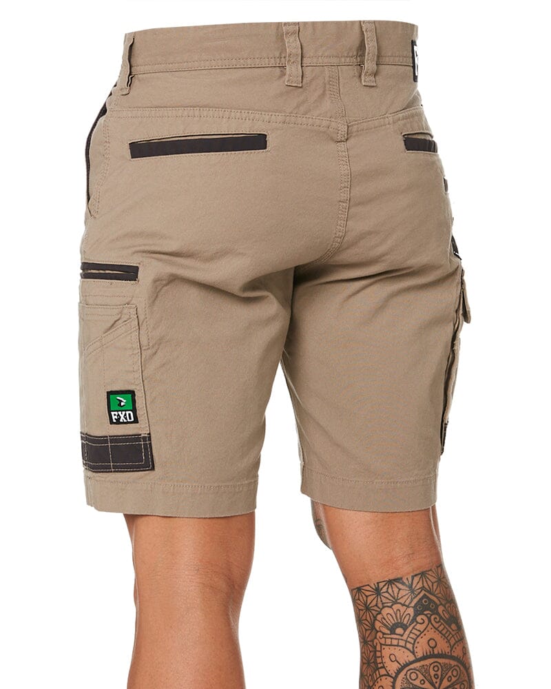 Tradies WS-3 Stretch Work Short 4 Value Pack - Khaki