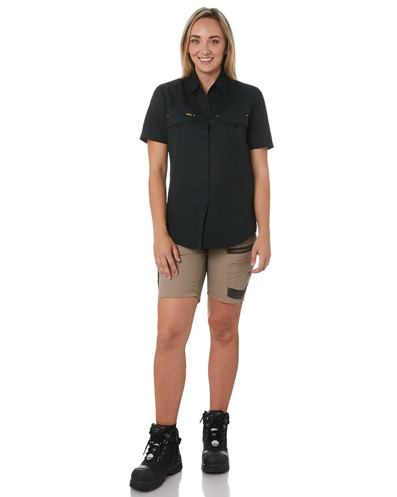 Womens X Airflow Ripstop SS Shirt - Black