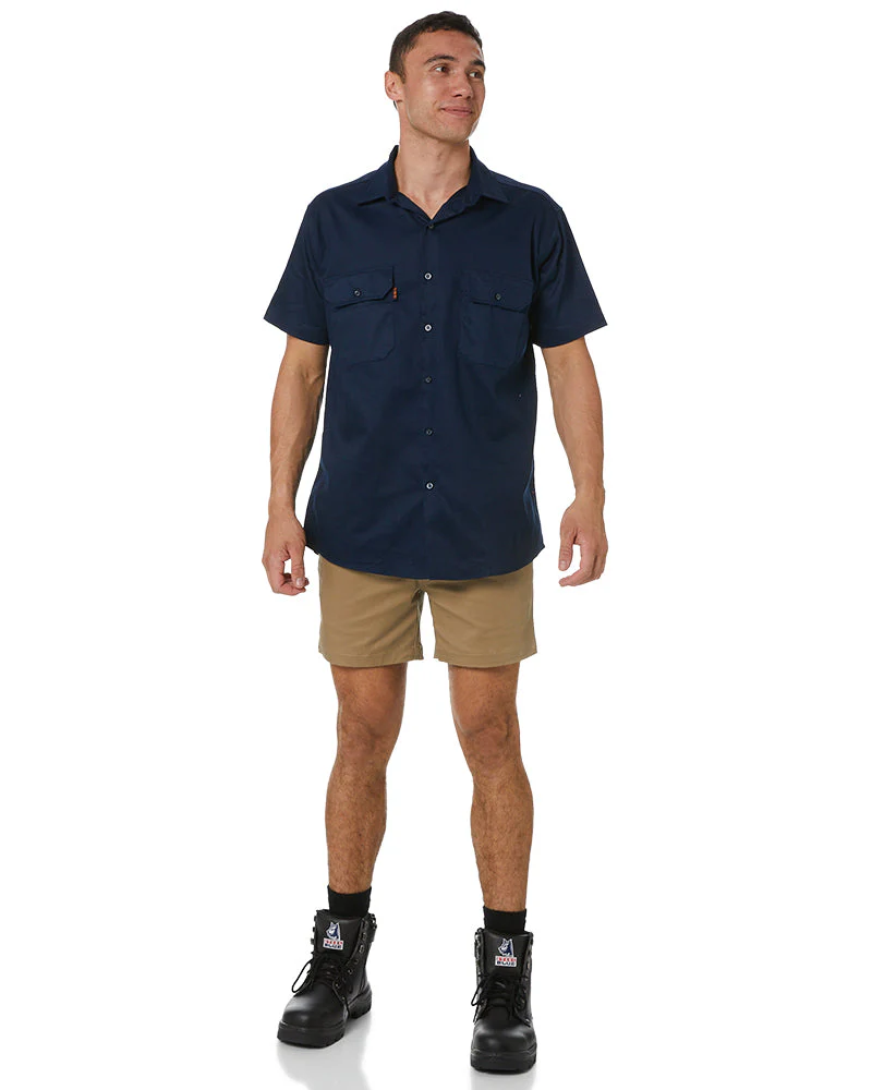 Stretch Cotton Short Short - Khaki