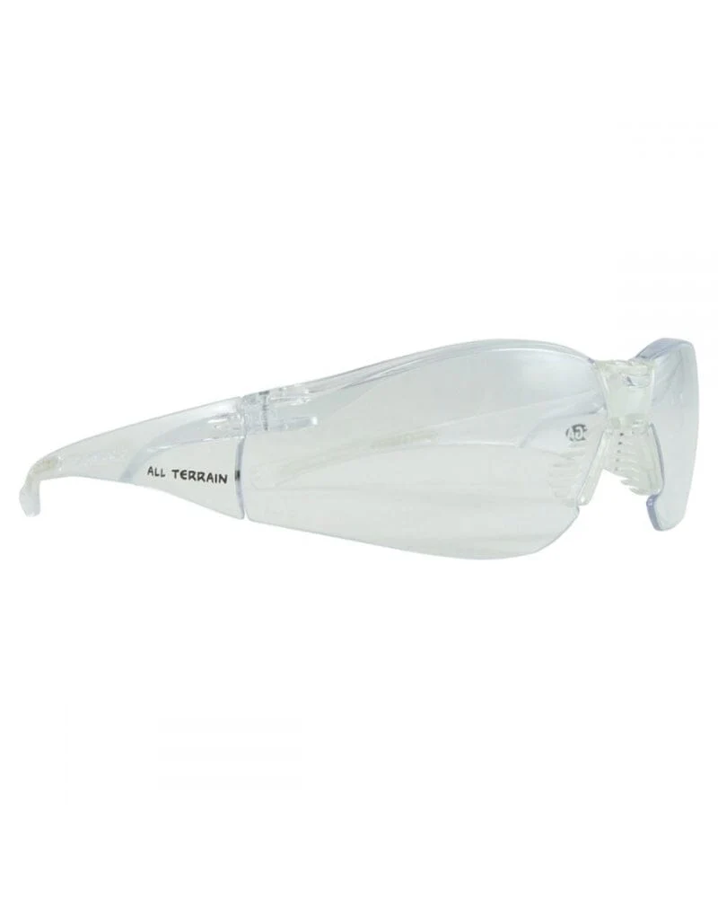 All Terrain Clear Lens Safety Glasses - Clear