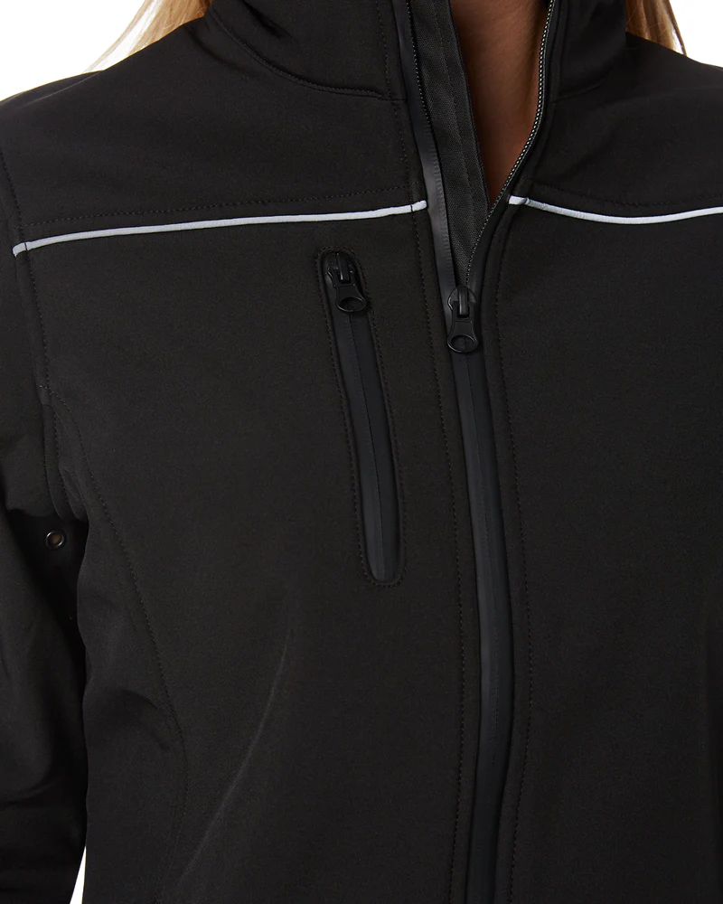 Womens Soft Shell Jacket - Black