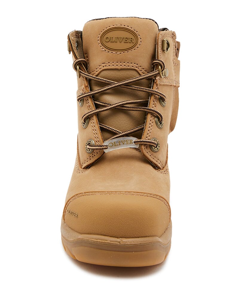 Womens AT 49-450z Zip Sided Boot - Stone