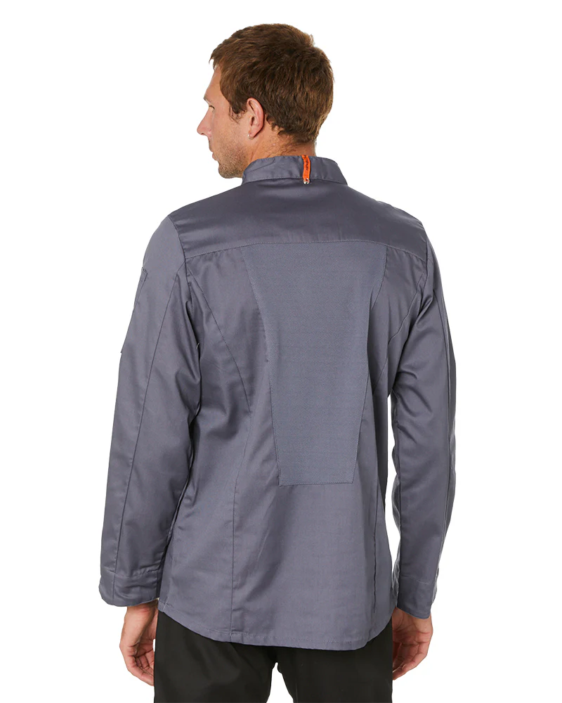 Mesh Air Pro LS Chefs Jacket - Grey