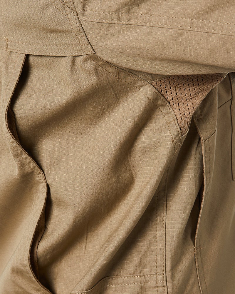 Womens X Airflow Ripstop SS Shirt - Khaki