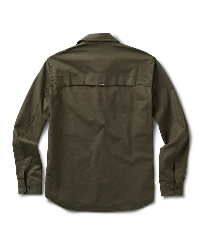 LSH-3 Vented Tech Long Sleeve Shirt - Green